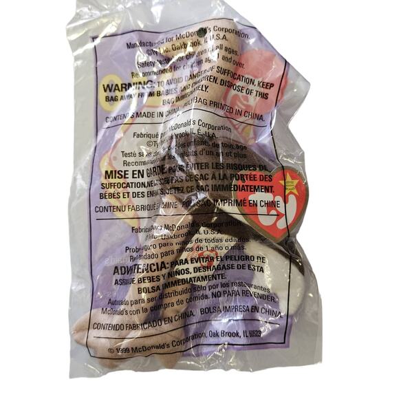 1999 McDonalds TY Stretchy The Ostrich 10 New in Package - Picture 2 of 2